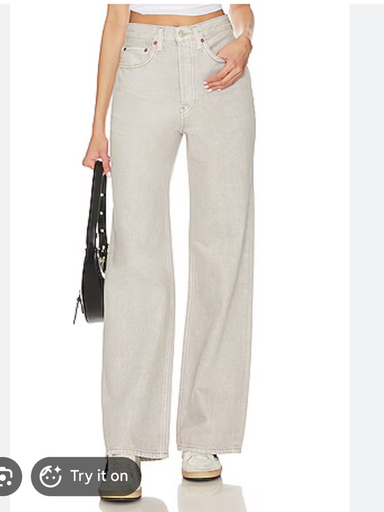 Re/Done Denim - RE/DONE 70's ultra high rise wide leg jeans